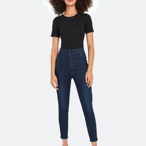 NWT Jbrand Natasha Sky High Button Fly Skinny Jeans Sz 30